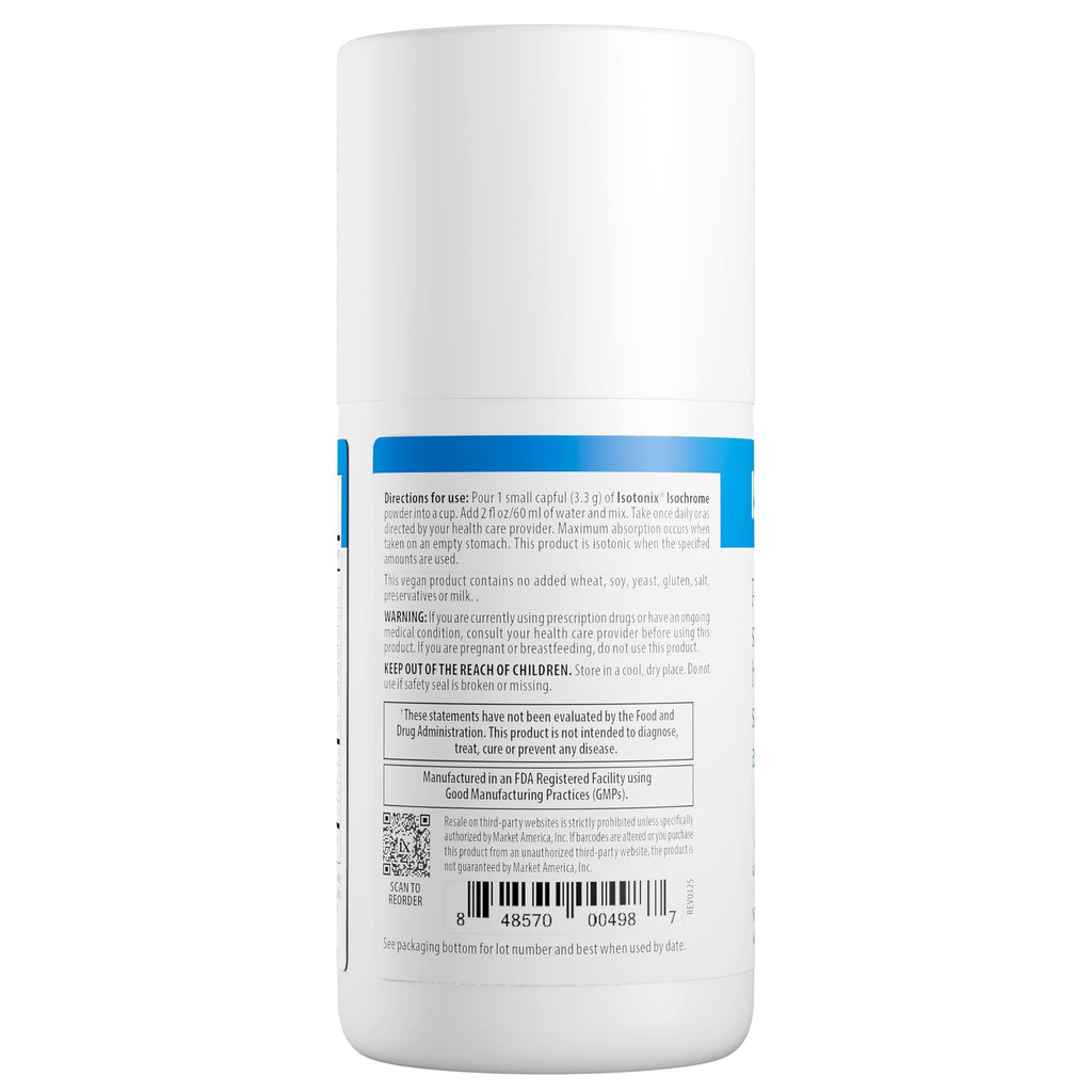 Isotonix Isochrome by Market America – Supports Energy Production & Metabolic Function, with Chromium, Coenzyme Q10, Vitamins & Minerals, Lemon Flavor Powder Supplement, 30 Servings