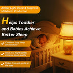 Neporal Amber Sleep Light Bulbs 1800K 4PK, 9W 60 Watt Equivalent, 99.96% Blue Blocking Soft Warm Light Bulbs A19, Amber Night Light E26 for Bedroom and Baby Nursery Light