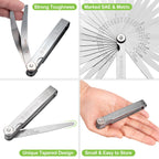 Spurtar Feeler Gauges 0.001-0.04" (0.03-1.00mm) 32 Blades Tapered