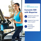 Pure Encapsulations Curcumin 500 with Bioperine - Antioxidant Supplement to Support Joints, Tissue, Liver, Colon & Cellular Health* - with Turmeric Curcumin & Bioperine - 60 Capsules