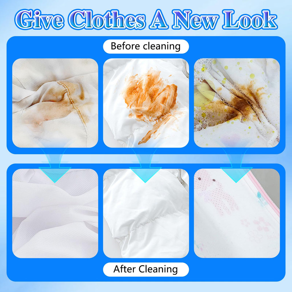 Non Ionic Clothing Emulsifier Stain Remover, Portable Dry Cleaning Stain Removal Spray, Powerful Laundry Stain Remover Spray, Active Enzyme Laundry For Clothes (2pc)