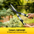 Colwelt Garden Shears Set 3Pc, 17’’ Hedge Shears Loppers for Gardening Tool