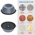 Dadop 4Pcs Anti Vibration Pads for Washing Machine and Dryer Shock and Noise Cancelling Washing Machine Support Prevent Moving Shaking Walking Universal Size