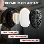 FREEKYROCK Professional Knee Pads for Work Construction with Heavy Duty Cap Foam Padding Gel Cushion Knee Pads for Men, Comfortable Adjustable Strong Strap, Military Grade Rivet for Flooring Gardening