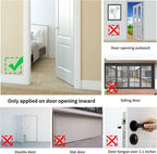 Portable Door Lock 2Pack Extra Lock for Additional Privacy and Safety in Home,Hotel and Apartment,Prevent Unauthorized Entry,Protect Family Security in Traveling,Home,Bedroom,Hotel,Apartment,AirBNB