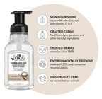 J.R. Watkins Foaming Hand Soap Pump with Dispenser, Moisturizing Hand Soap Foam, Alcohol-Free and Cruelty-Free, Use for Kitchen or Bathroom, Noix De Coco/Coconut, 9 fl oz, 3 Pack