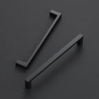 Ravinte 15 Pack Solid 6-1/4 Inch Kitchen Square Cabinet Handles Matte Black Pulls Drawer Pulls Kitchen Cabinet Hardware Flat Black Handles