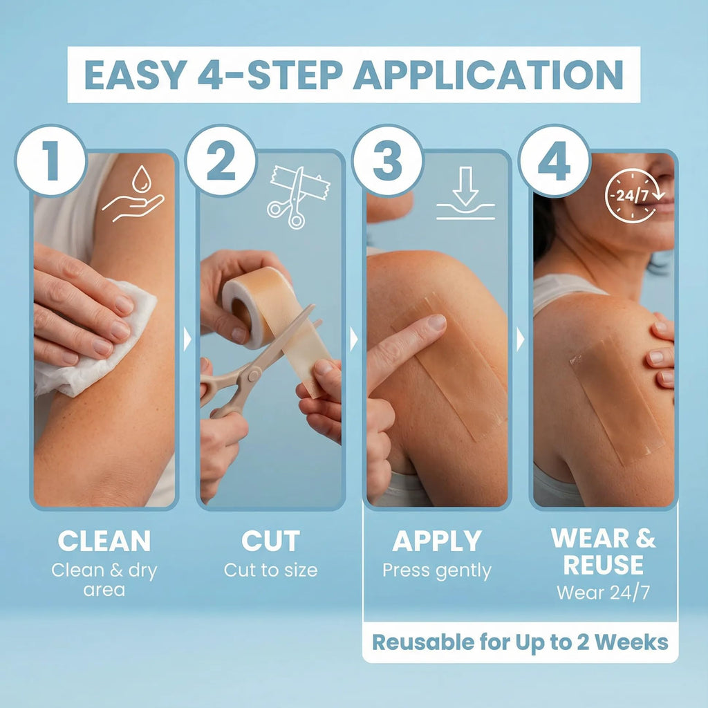 Medical Grade Silicone Scar Tape 1.6" x 120" – Reusable Sheets Roll for C Section, Keloid, Tummy Tuck & Surgical Scar Removal – Burn Scar Treatment Strips