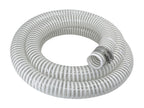 1 1/2 "-12 Ft Pool Filter Pump Connection Hose Premium Kink Free PVC Swimming Replacement Tube for Above Ground Pools, Includes 2 Hose Clamps and Can Be Cut as Needed