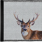 Junkogo Deer Fence Netting for Garden, 5x100 FT Plastic Mesh Fencing Roll