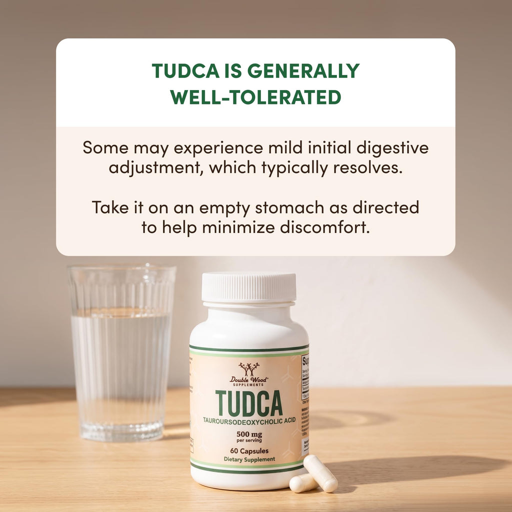 TUDCA Bile Salts, 250mg Capsule, Tauroursodeoxycholic Acid, 60 Capsules