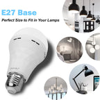 Ostwiki 10 Pack Rechargeable Emergency Light Bulbs for Power Outage