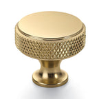 Coinkoly Champagne Bronze Knurled Cabinet Knobs Round Drawer Pulls 10 Pack