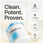Prime Powders Colostrum Powder | Grass-Fed Bovine Colostrum with Akkermansia Probiotic 1B AFU | Microbiome & Gut Support | High IgG Advanced Formula | 90 Servings