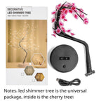 Cherry Blossom Tree Light 18inch 36 Led,Japanese Decor,Battery/USB Operated