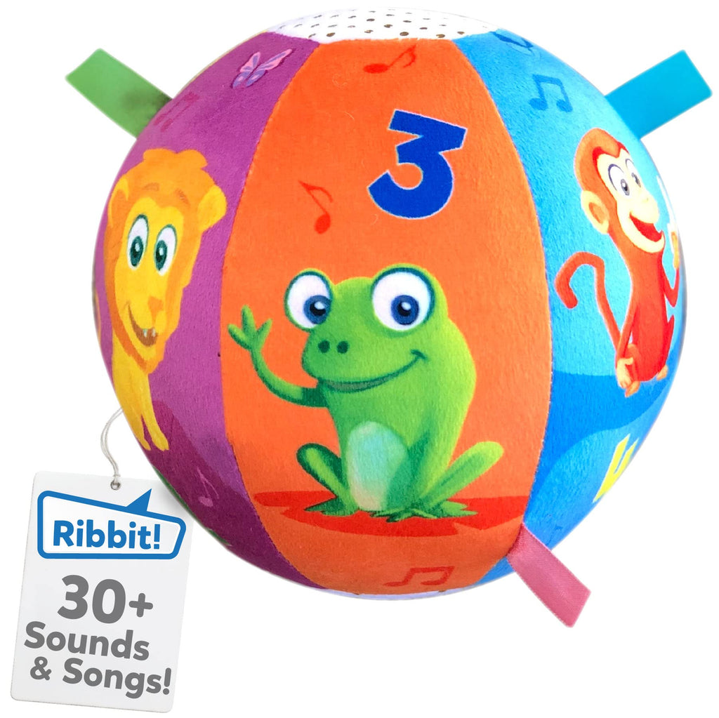 Move2Play, Hilariously Interactive Baby Ball with Music & Sound Effects | 1st Birthday Gift | Toddler Toy for Boys & Girls | Indoor/Outdoor | Age 6, 9, 12+ month | 1, 2, Year's Old