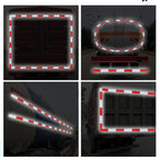 SWRT DOT-C2 Reflective Tape 2 Inch x 30 Feet Red White Reflective Tape Outdoor Waterproof Conspicuity Strong Adhesive Reflector Tape Warning Safety Tape for Vehicles Trailers Boats Signs