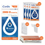 CorDx TyFast COVID-19 Rapid Antigen Test Kit, 10-Min Results, 4 Tests