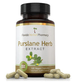 Florida Herbal Pharmacy, Purslane Herb Extract Supplement Capsules 10:1 (120 Capsules)