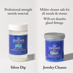 Goddard's Silver Cleaner Dip – Silver Jewelry Cleaner Solution for Hard-to-Reach Silverplate, Cutlery & Small Items – Professional Use Tarnish Remover – Silverware Cleaning Supplies (1 Gal)