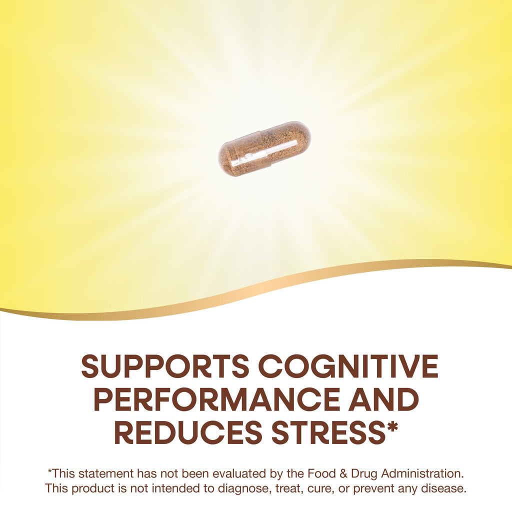 Nature's Way Clear Thinking Cognitive Performance*, Ashwagandha, Reduces Stress and Supports Cognitive Performance*, 40 Capsules