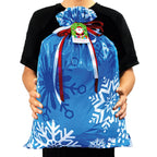 38PC Christmas Drawstring Gift Bags Assorted Sizes Small/Medium/Large