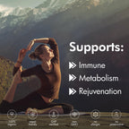Organic Shilajit with Fulvic Acid, Humic Acid, 85+ Minerals- Gold Grade Plus - Same as Resin - Energy, Stamina, Brain Support - 120 Capsules - Made in The USA