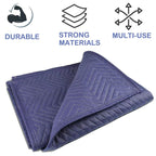 6 Pack 40x72 In Moving Blankets Heavy Duty Thick Furniture Shipping Blankets for Protecting Professional Quilted Shipping Furniture Pads