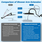 Hibbent cUPC Certified 13'' Shower Head Combo, High Pressure 5 Spray Rainfall Showerhead, 10 Spray Handheld, All Metal Easy Reach 4-way Diverter with Pause Mode, 71'' Hose & Holder, Oil-Rubbed Bronze