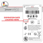 Power One Hearing aid Batteries Size 312 - p312 Battery for Hearing aid, Long-Lasting. Mercury-Free 1.45v zinc-air Hearing aid Batteries. (120 Batteries) - Expiration Date June 2028