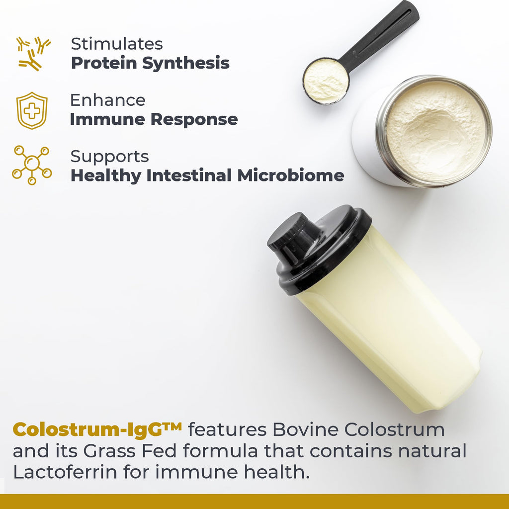 Premier Research Labs Colostrum-IgG Powder - Colostrum Supplement, Bovine Colostrum for Humans, Cow Colostrum for Immune Health, Superfood with Lactoferrin, Amino Acids, Nucleotides - 5 oz (150 g)