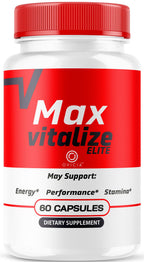 Max Vitalize Capsules Support Advanced Formula - MaxVitalize Premium Pills All Natural Ingredients Maximum Strenght, Daily Support for Overall Health & Wellness 60 Capsules for 1 Month