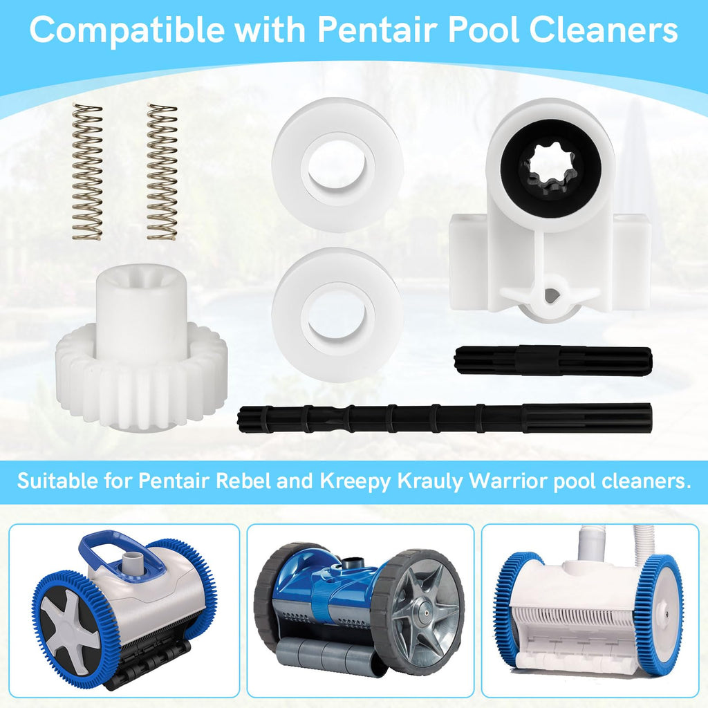 360289 Left Drive Kit Bearing 360290 Right Drive Kit for Pentair Rebel & Kreepy Krauly Warrior Pool Cleaner, Pool Cleaner Vacuum Parts for Pentair Pool Cleaner