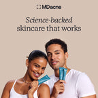 MDacne DIM Skin Clearing Supplements (30 Vegan Capsules) - for Acne Treatment, Estrogen Balance, Hormone Menopause Relief & Bodybuilding, Cruciferous Extract & Bioperine (30 Count (Pack of 1))