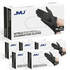 JMU Black Nitrile Gloves Medium Bulk, Case of 1200, 3.5Mil, Latex Free Powder Free