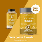 Eu Natural Purge Uric Acid Flush - Eat & Drink What You Want - Uric Acid Support for Joints & Mobility with Celery Seed, Tart Cherry & Chanca Piedra - 120 Vegetarian Capsules