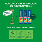 Waterboy Workout Hydration | 2,960mg Sugar Free Electrolyte Powder Packets | L-Glutamine + Vitamins | No Sugar, All Natural, Gluten Free | 15 Drink Stick Mixes (Blue Raspberry)