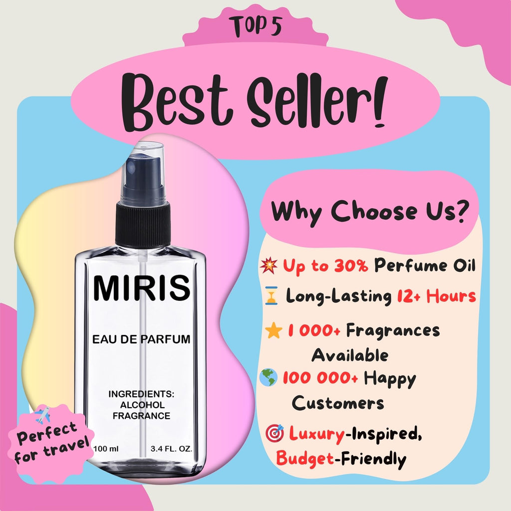 MIRIS No. 1168, Inspired by Gi Mar Ventur Woman, Long-Lasting Eau de Parfum for Women, Spray 3.4 Fl Oz / 100 ml