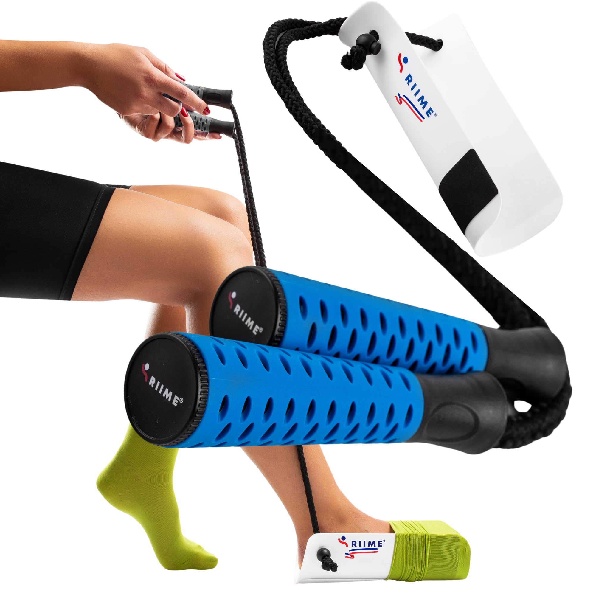 Compression Sock Aid -Sock Aids for Putting On Socks-Assistant Device No Bending-Hip Kit-Disability Aids for Elderly & Pregnant-Sock Helpers for Seniors with Arthritis-Sciatica
