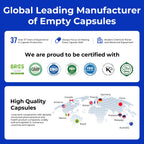 ATLEMISME Empty Vegan Capsules Size 00 - Vegan Capsules Empty (5000 Count) Empty Capsules DIY Vegetable Capsule Filling - Veggie Capsules Empty Caps with 2 Micro Lab Spoons for Capsule Filling