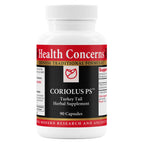 Health Concerns Coriolus PS – Turkey Tail Mushroom Supplement for Immune Support & Gut Health – Microbiome Balance – Cooling Chinese Herb – 1500mg Turkey Tail Per Serving – 90 Capsules