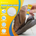 INSOIA Super Glue Liquid Clear, 24 x 3g, All Purpose Single-Use