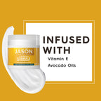JASON Vitamin E Antioxidant Intensive Crème Face & Body Moisturization, 25,000 IU Body Cream Moisturizer, 4 Fluid Ounces