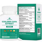 Spliferikou Ecklonia Cava Extract, 800mg, 60 Veggie Capsules with Fucoidan, Green Tea, Turmeric, CoQ10, Dietary Supplement