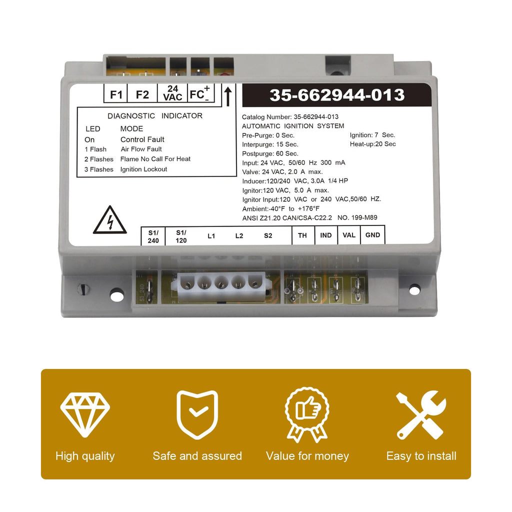 Wosijm Electrical Systems Igniter Control Module Replacement 42001-0052S for Pentair Sta-Rite Max-E-Therm/Mastertemp Pool and Spa Heaters Electrical System