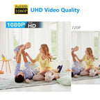 【Free 64G】 Smallest Wireless WiFi Battery Camera,Concealed Cam,Coin Size Camera,HD1080P Video Recording Live Feed for Night Vision,Motion Detection,Cloud Storage for Security with iOS Android APP