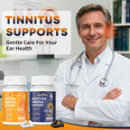 Wellcatcher Tinnitus Support for Ear Ringing: Liposomal Flavonoids Tinnitus Supplement Supports Inner Ears Healthy Auditory Nerve Function & Sleep, Daytime Nighttime 24H Kits for Adults Vegan 120CT