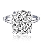 AVECON 5CT Elongated Cushion Cut Engagement Ring for Women, Travel, Size 7