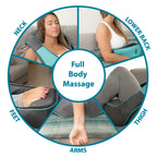 InvoSpa Shiatsu Back Shoulder and Neck Massager with Heat - Deep Tissue Kneading Pillow Massage - Back Massager, Shoulder, Electric Full Body