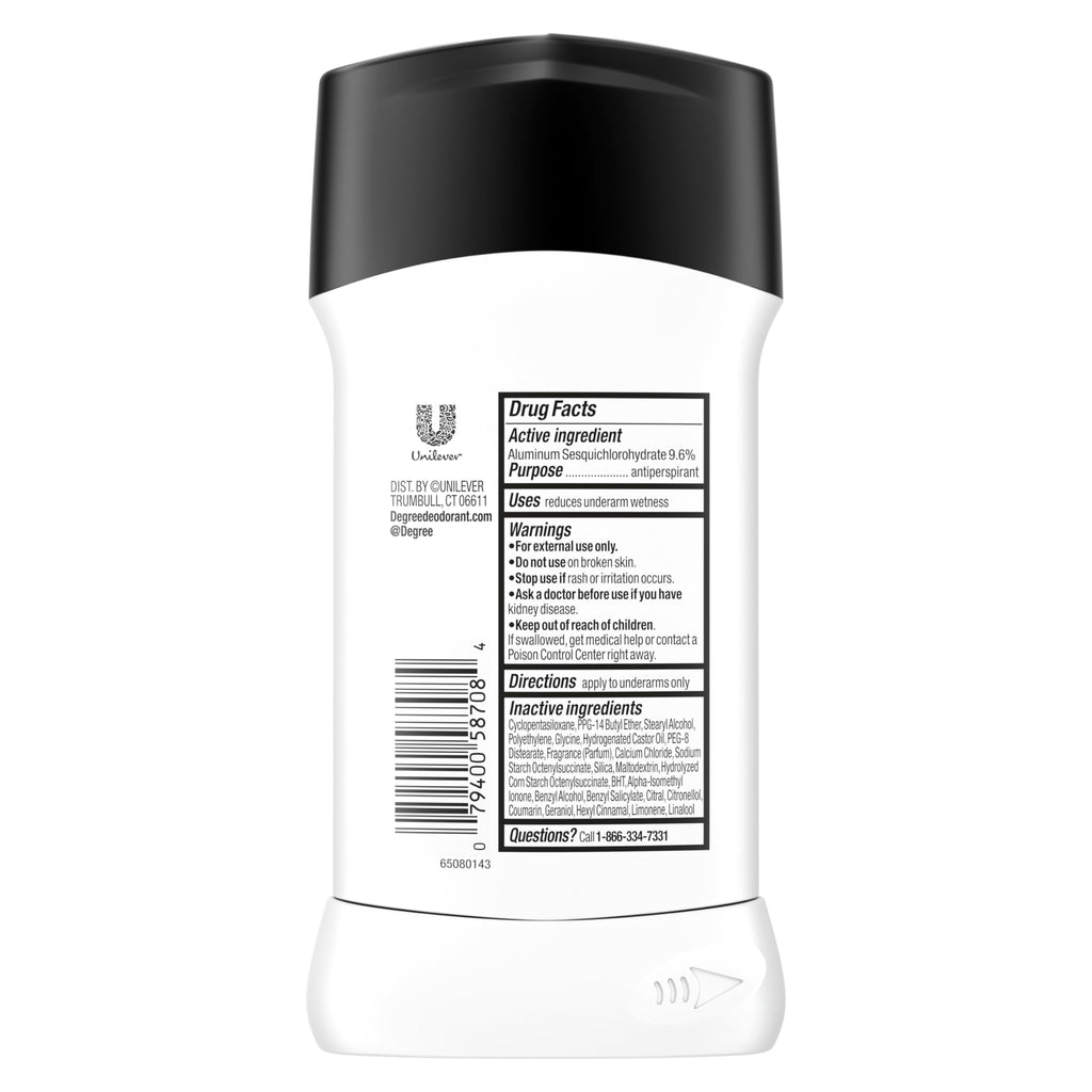 Degree Men UltraClear Antiperspirant Deodorant, 4 Count, 2.7 oz